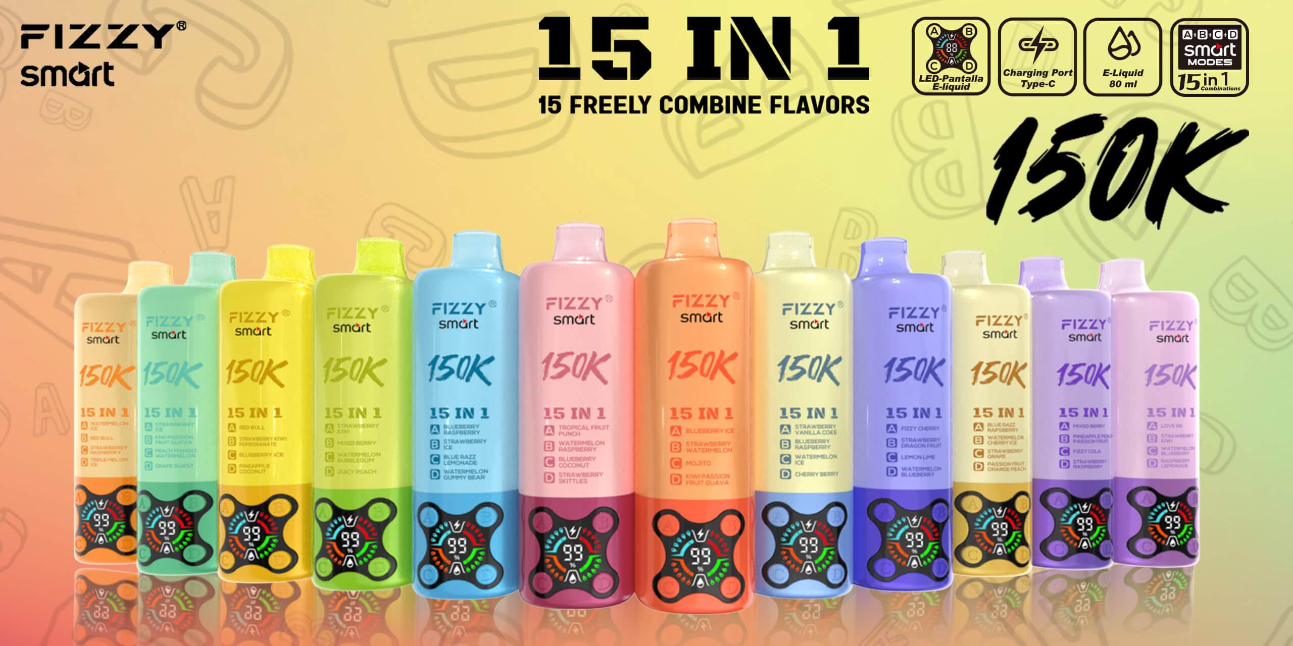 fizzy-150k-150000-puffs-15-in-1-disposable-rechargeable-vape 2