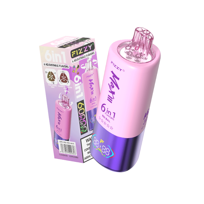 Fizzy Max III 6in1 – 60000 Puffs Rechargeable Disposable Vape