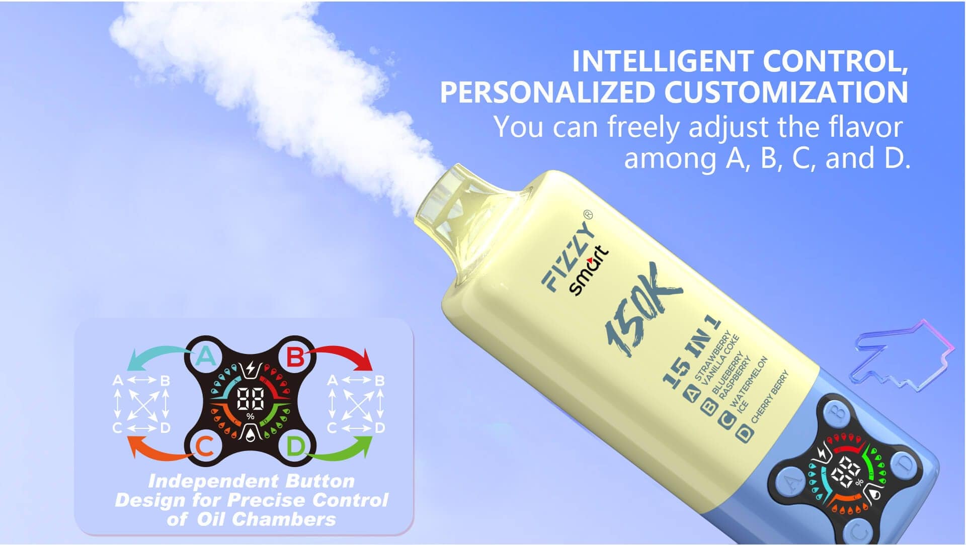 Fizzy 150K Puffs Disposable Vape - 2