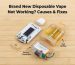 Brand New Disposable Vape Not Working Causes & Fixes