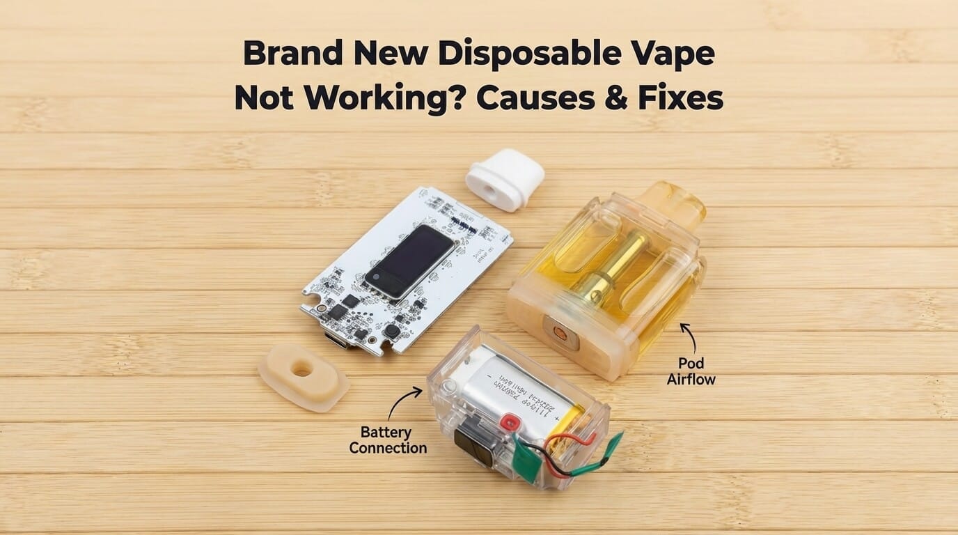 Brand New Disposable Vape Not Working Causes & Fixes