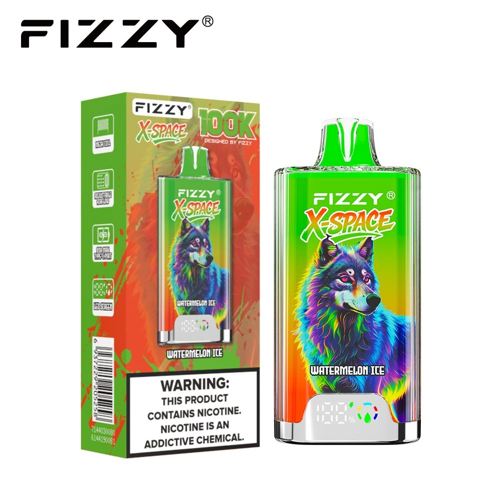 FIZZY X-SPACE 100K single-flavor disposable vape in Watermelon Ice