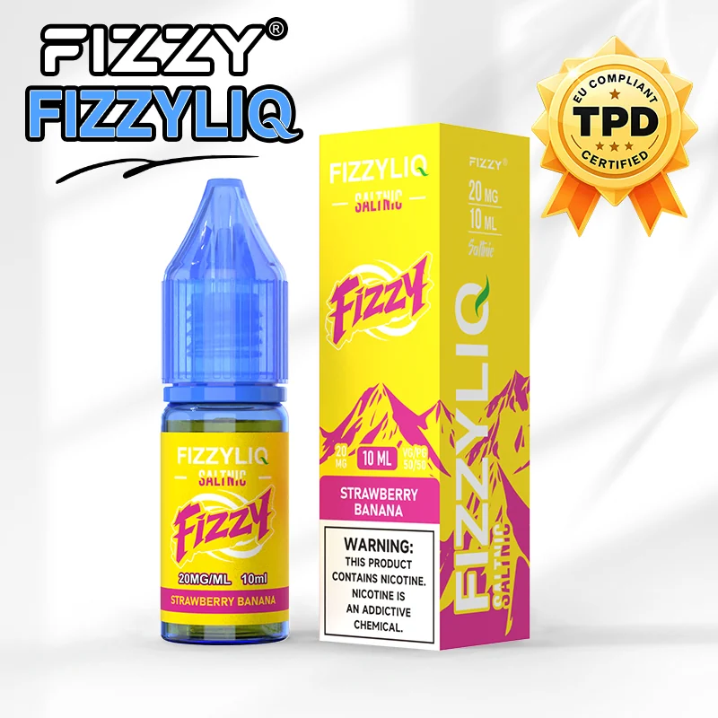 FIZZY LIQ 10ML E-LIQUID - Strawberry Banana