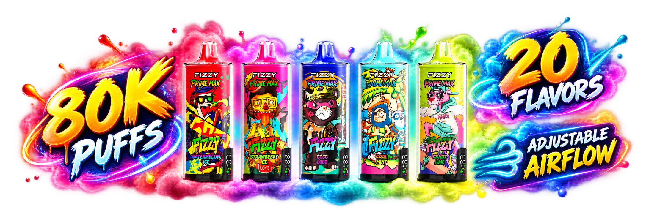 FIZZY PRIME MAX 80K product image 01