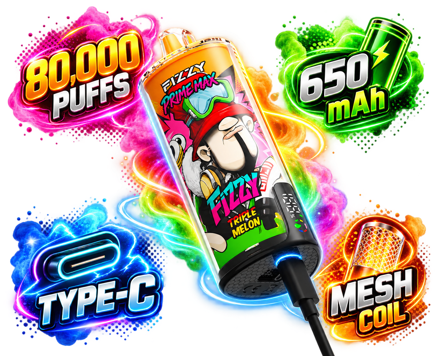 FIZZY PRIME MAX 80K product image 02