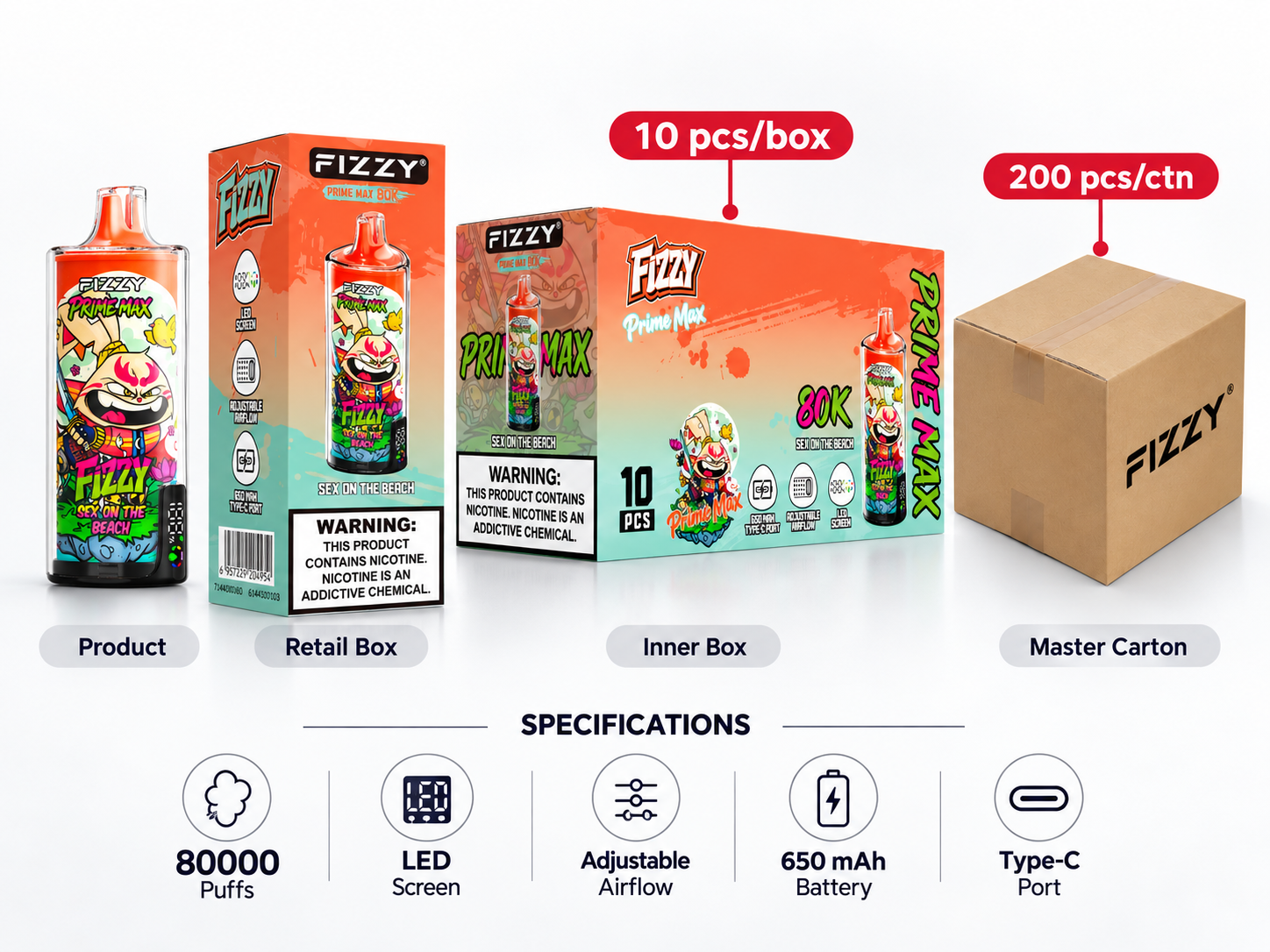 FIZZY PRIME MAX 80K product image 07
