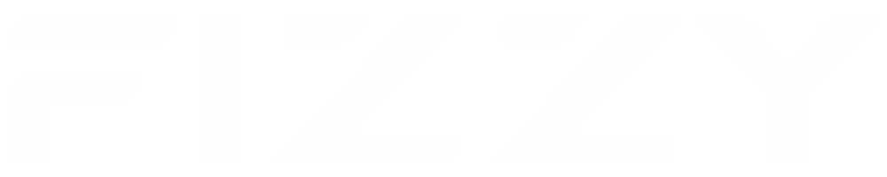 FIZZY logo in white