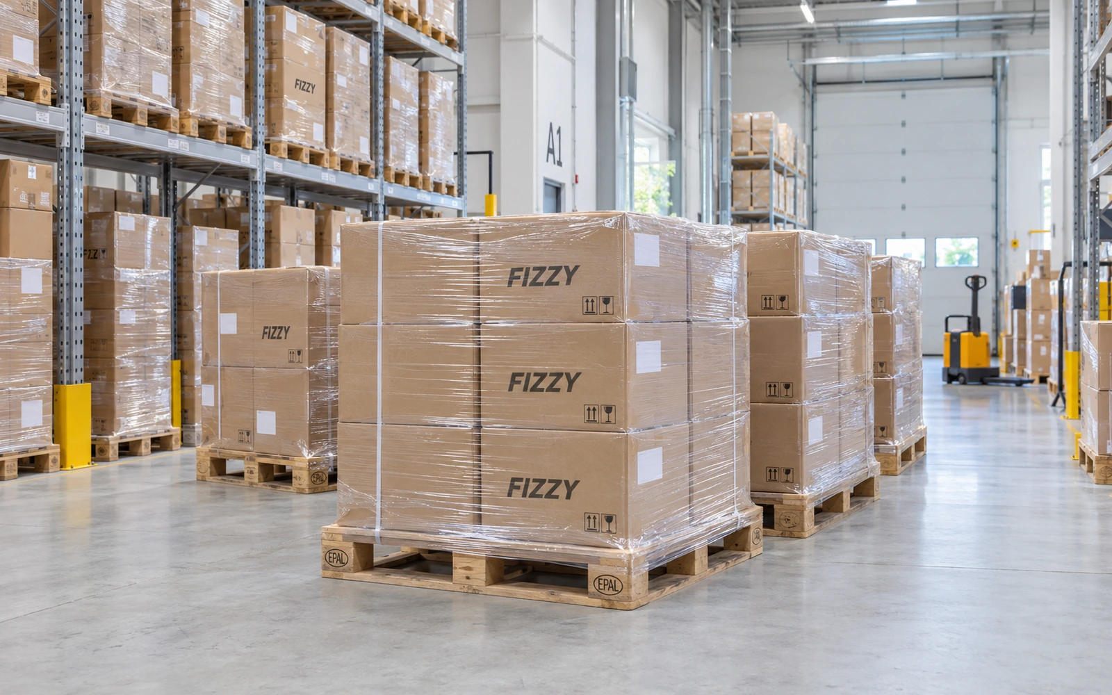 FIZZY disposable vape bulk stock stored in European local warehouse